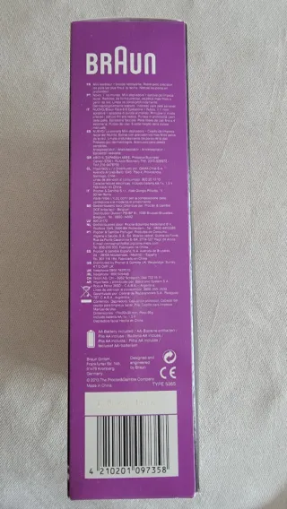 Braun Face 810 Depiladora Facial y Limpiadora