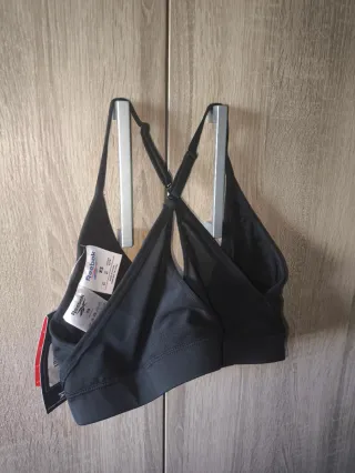 Sujetador deportivo Reebok negro Talla