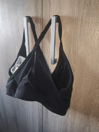 Sujetador deportivo Reebok negro Talla