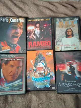 Lote 6 Películas DVD Varias