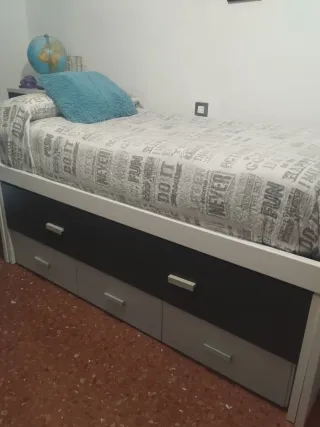 Cama nido con 3 cajones