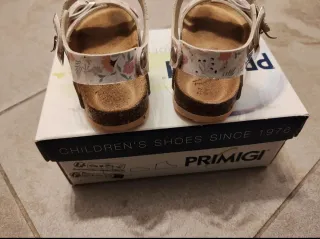 Primigi sandali bambina bianco-corallo TG 24