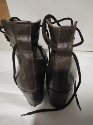 Stivaletti donna tacco marrone