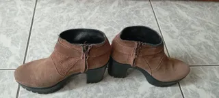 Botines marrones mujer