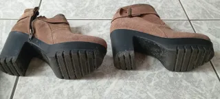 Botines marrones mujer