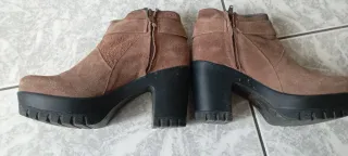 Botines marrones mujer