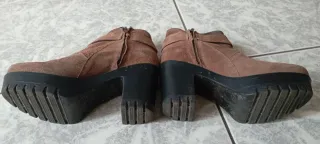 Botines marrones mujer