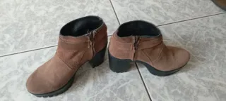 Botines marrones mujer