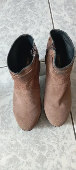 Botines marrones mujer