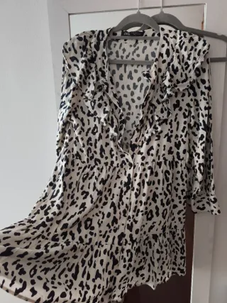 Vestido Zara estampado leopardo