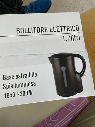 Bollitore Elettrico 1,7 Litri