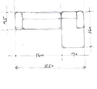 Sofa chaiselongue y fundas repuesto