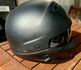 Casco Harley-Davidson Negro Mate Pilot II 2 en 1