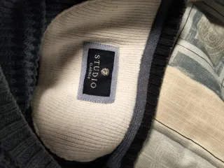 Jersey rayas azul hombre