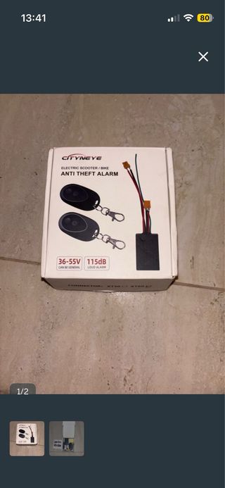 Alarma antirrobo patinete eléctrico 36-55V