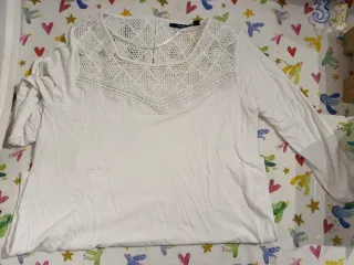 Camiseta premamá blanca