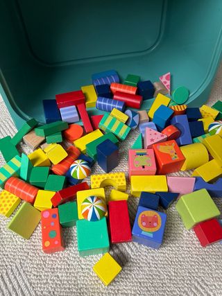 Bloques de madera para niños