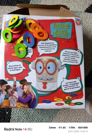 Juego Don Listillo (Play-Doh)