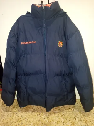 Chaqueta FC Barcelona Reversible Naranja