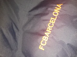 Chaqueta FC Barcelona Reversible Naranja