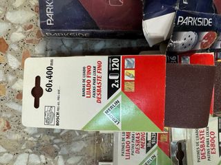 Lijas variadas para lijadora