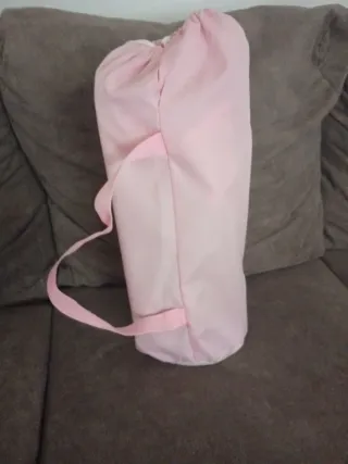 Trona de viaje plegable rosa