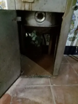 Freidora antigua industrial