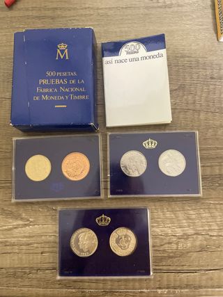Monedas 500 Pesetas Pruebas Fábrica Nacional