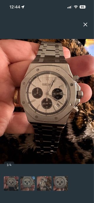 Reloj cronógrafo de acero movimiento Seiko VK64