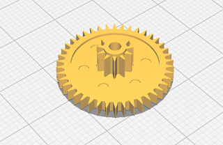 Engranaje Cepillo Lateral Roomba Serie 600