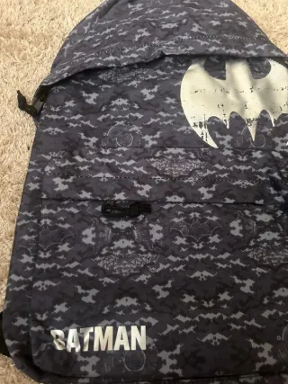 Mochila Batman Nova Cinza