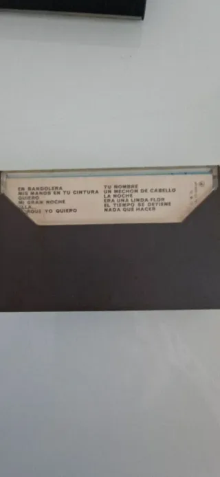 Lote de 6 cintas de cassette variados