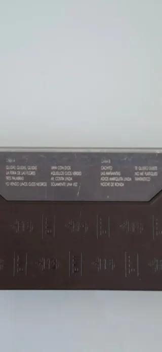 Lote de 6 cintas de cassette variados