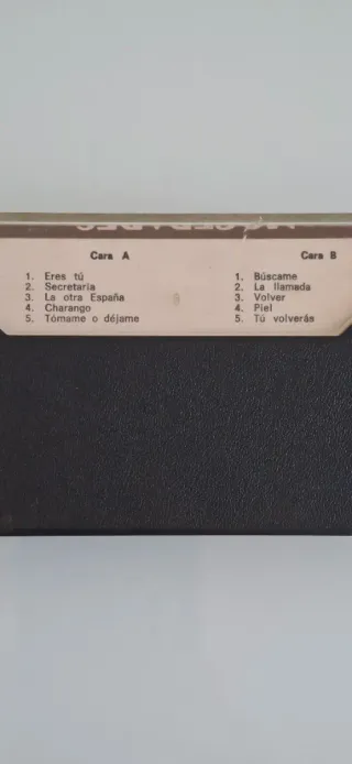 Lote de 6 cintas de cassette variados