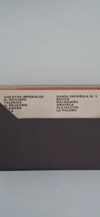 Lote de 6 cintas de cassette variados