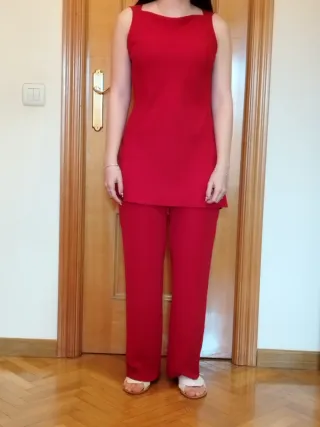Conjunto de vestir rojo