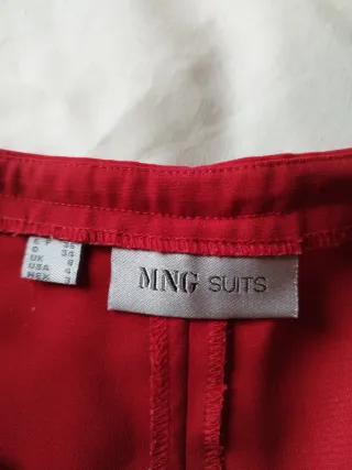 Conjunto de vestir rojo