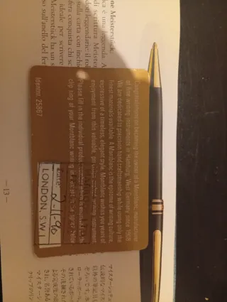 Bolígrafo Montblanc