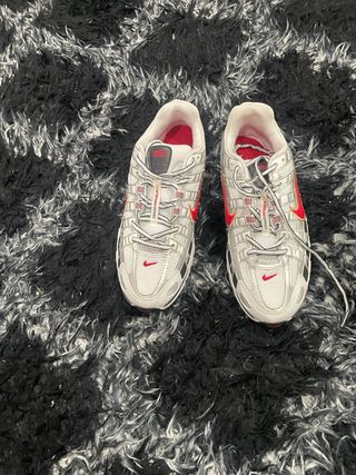 Zapatillas Nike Deportivas Hombre Blancas Rojas