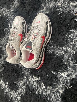 Zapatillas Nike Deportivas Hombre Blancas Rojas