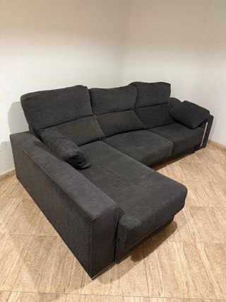 Sofá modular con chaiselongue