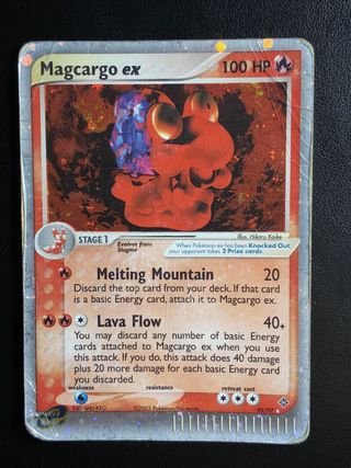 Carte Pokémon Flygon e Magcargo ex