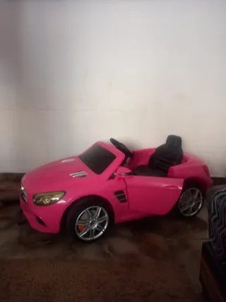 Coche Mercedes Niños Pequeños Rosa