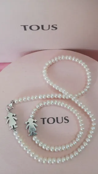 Conjunto Tous Perlas y Plata