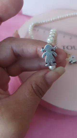 Conjunto Tous Perlas y Plata