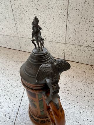 Jarra de cerveza. Jarra de reservista. Alemania.