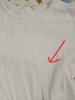 Camiseta premamá blanca