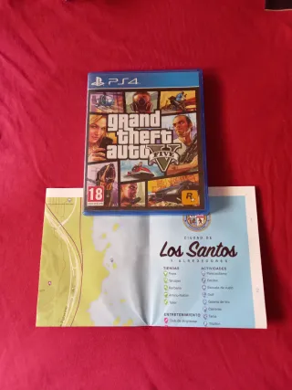 GTA V PS4 con Mapa Los Santos