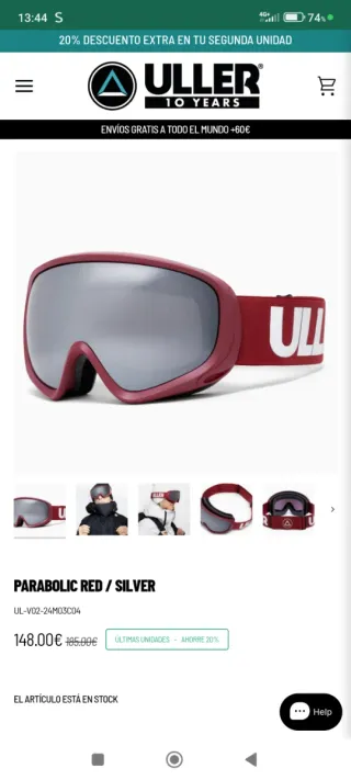 Gafas de Nieve Uller con Estuche
