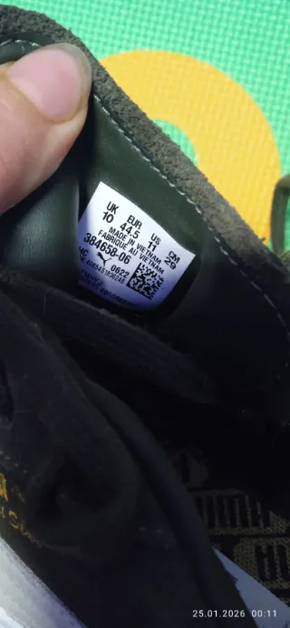 Zapatillas Puma Verde Oliva y Blanco